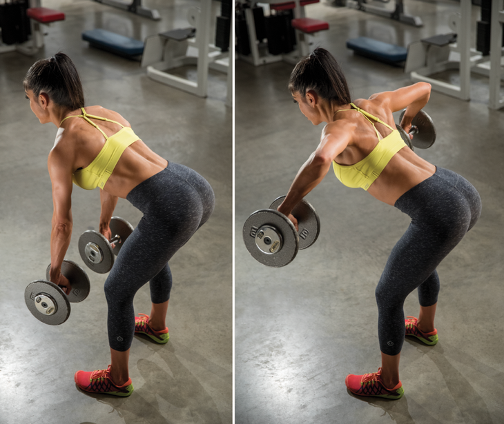 Standing Two-Arm Retraction Row None