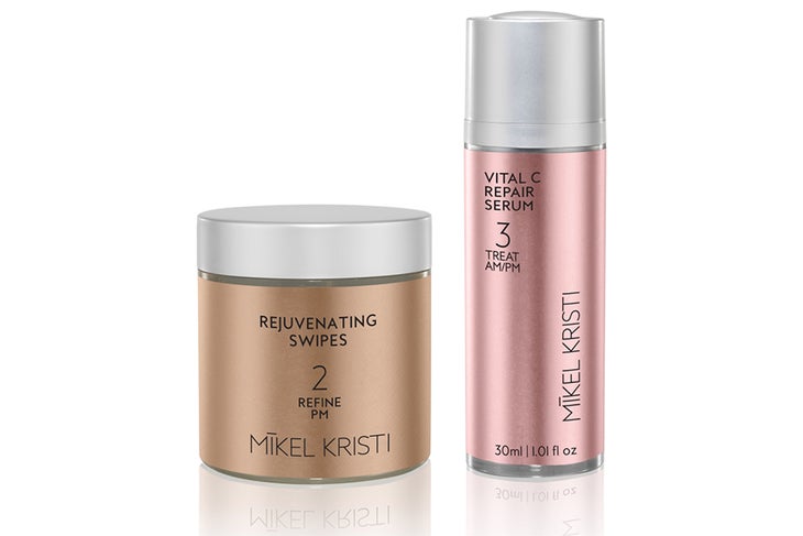 Swipes and Serum Mikel Kristi Rejuvenating Swipes and Vital C Repair Serum