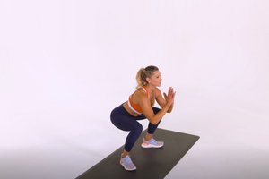 Alternating Step-Out Bodyweight Squat
