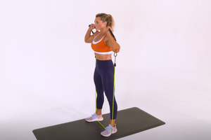 Resistance-Band Squat: With Talking Tips
