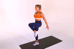 Reverse Lunge With Knee Drive: With Talking Tips