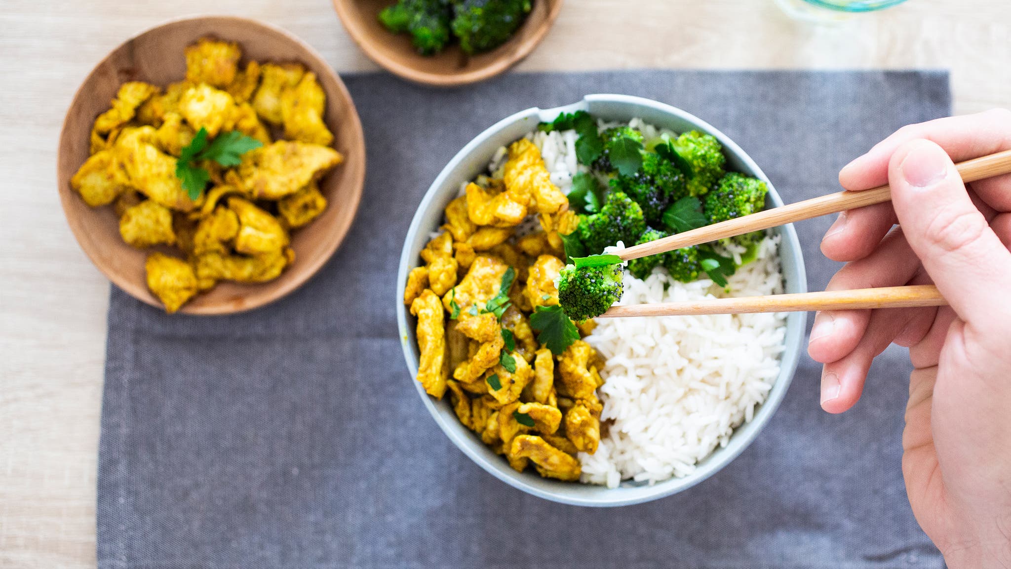 Yellow Curried Chicken