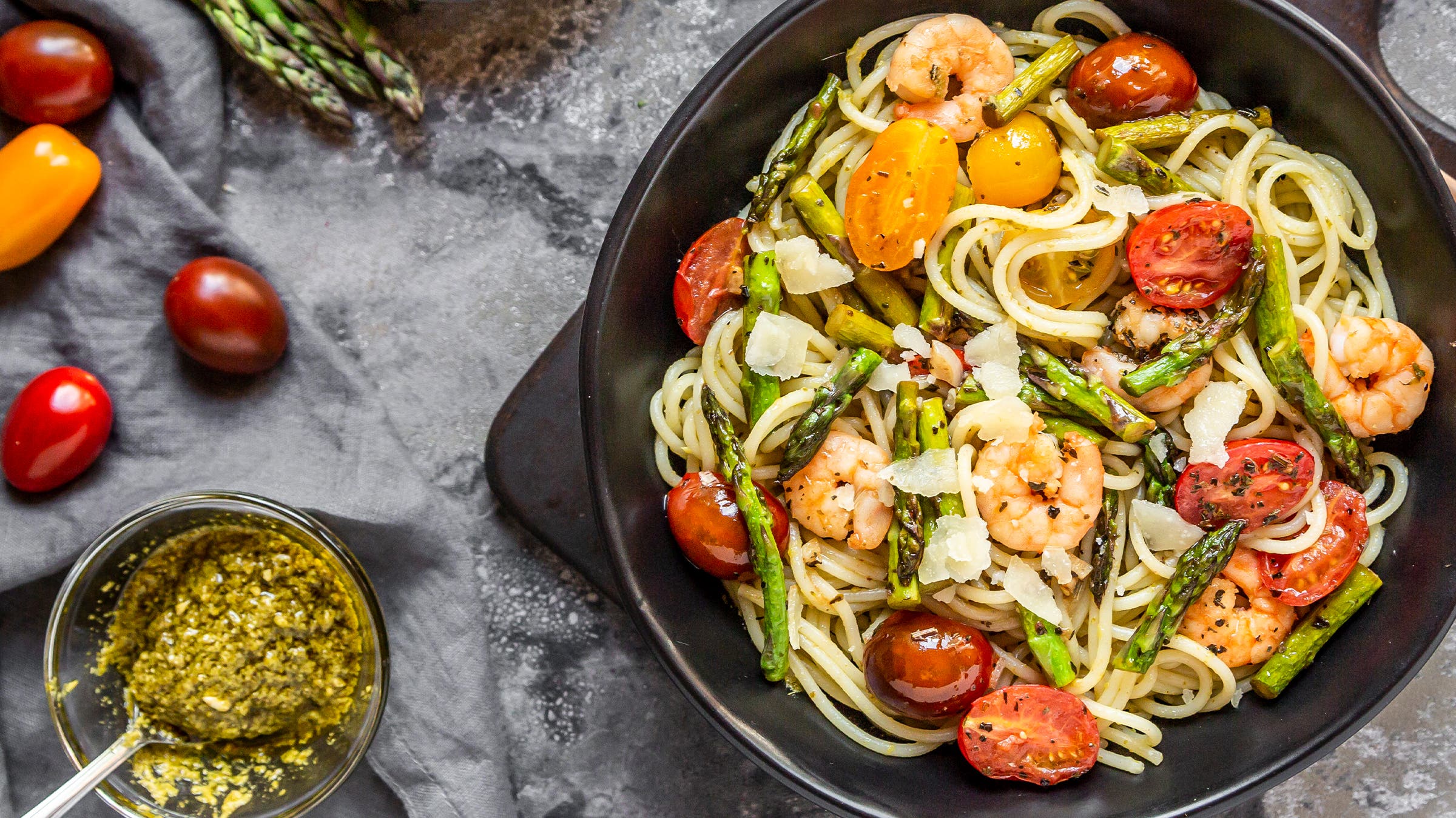 Dairy-Free Shrimp Pasta Bowl