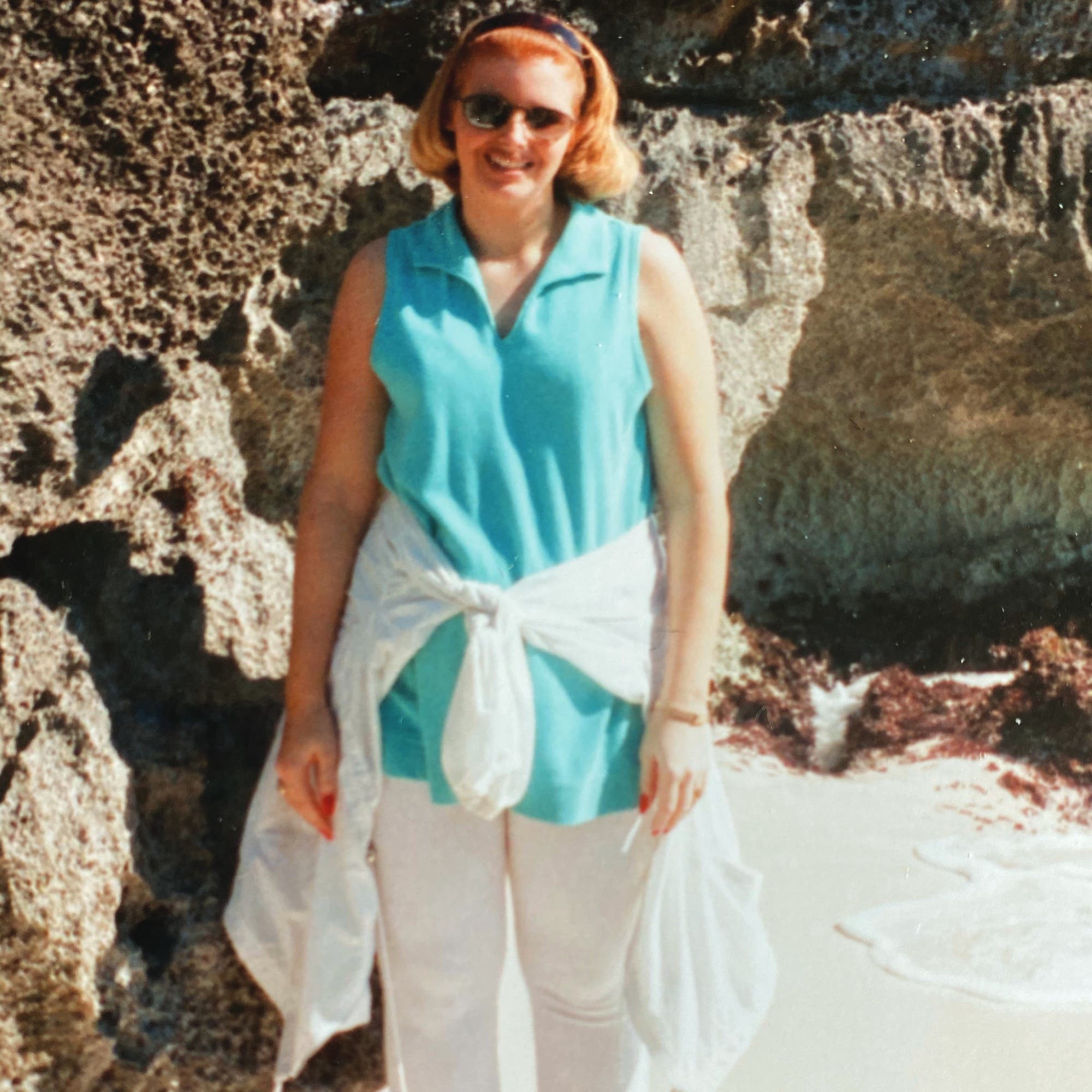 Megan Harden standing at a beach