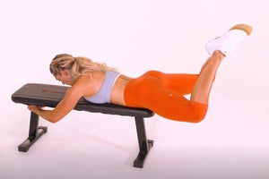 Bench Frog Glute Lift