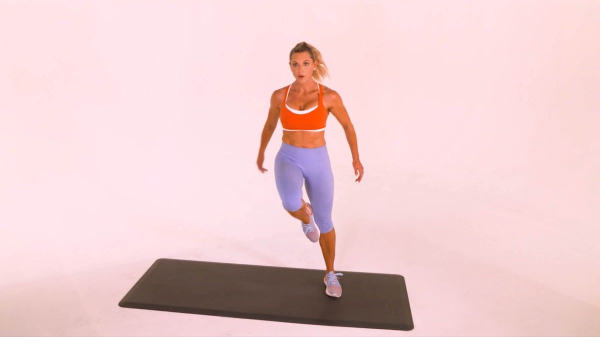 Lateral Lunge with Knee Raise - Oxygen Mag