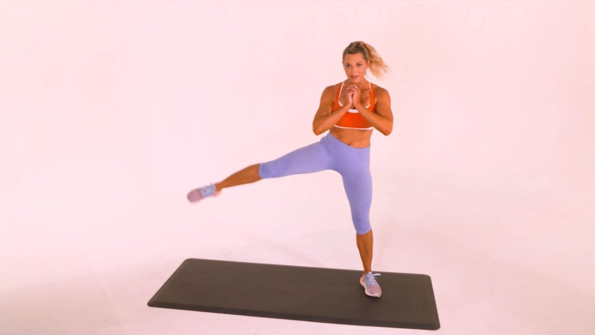 Lateral Lunge with Side Leg Raise - Oxygen Mag