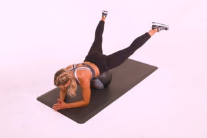 Medicine-Ball Prone Glute V-Raise