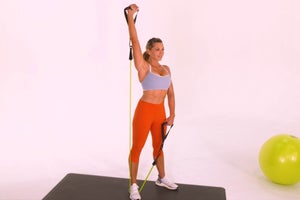Resistance-Band One-Arm Overhead Press