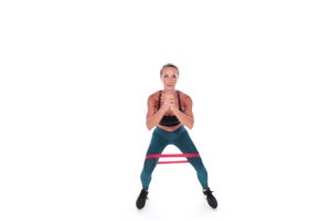 Banded Low-Lateral Squat Walk