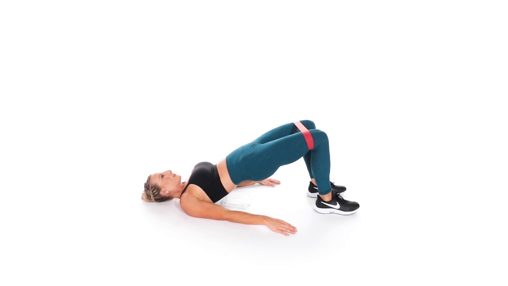 Glute Bridge With Abductor Pulse - Oxygen Mag