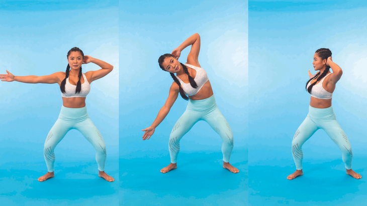 OBLIQUE CRUNCH AND TWIST