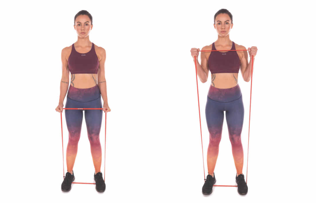 Resistance-Band Hammer Curl