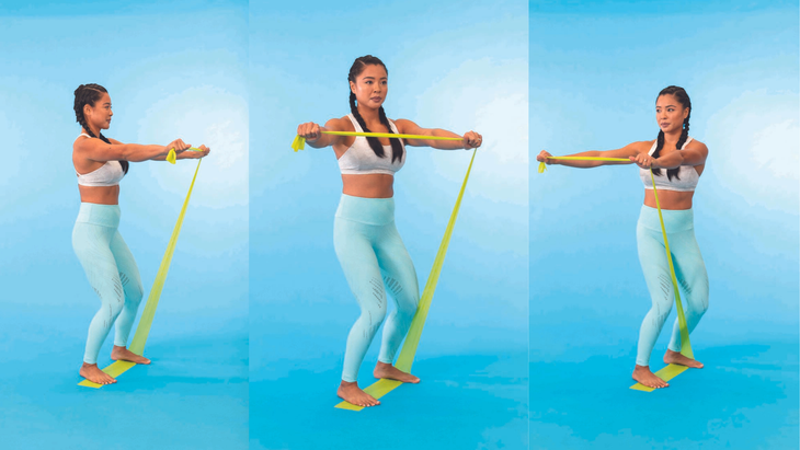 Standing Resistance Band Twist