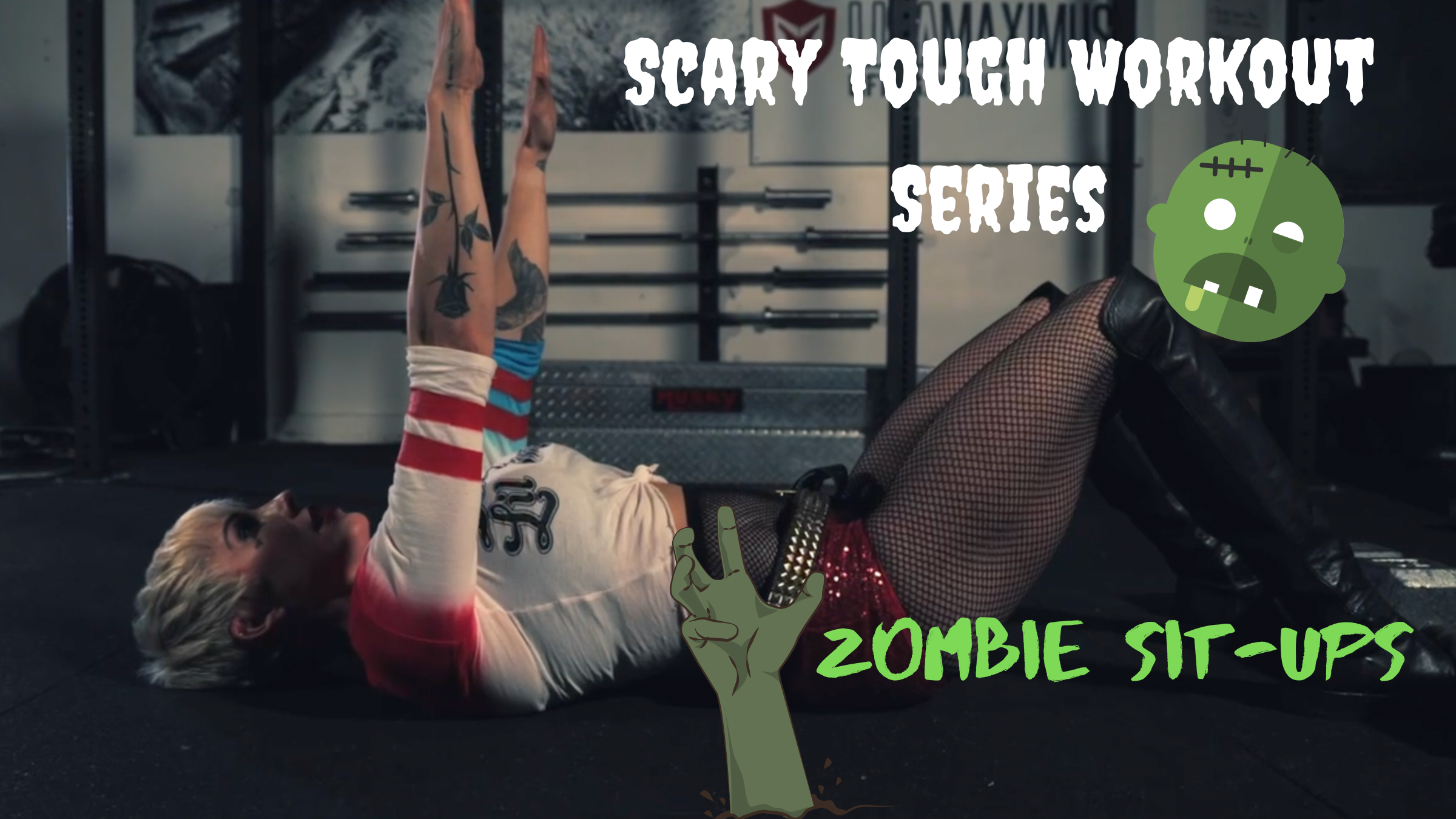 Scary Tough Workouts Zombie Sit Ups Oxygen Mag