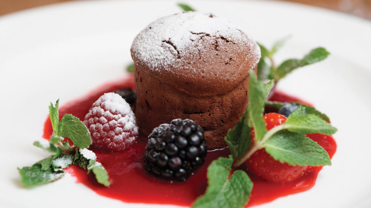 Flourless Chocolate Mini Cakes with Raspberry Coulis - Oxygen Mag