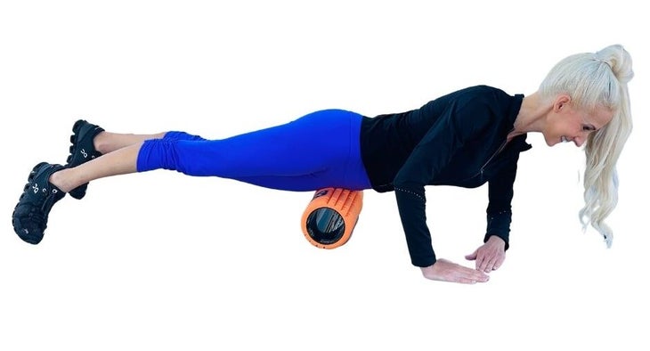 Foam roller ITB stretch gentle 